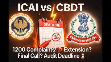 Tax Audit Due Date Extension Update