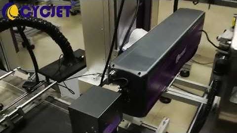 CYCJET  CO2 Fly Laser Printing Solution/How to Laser Coding Carton box/Laser Marking Machin