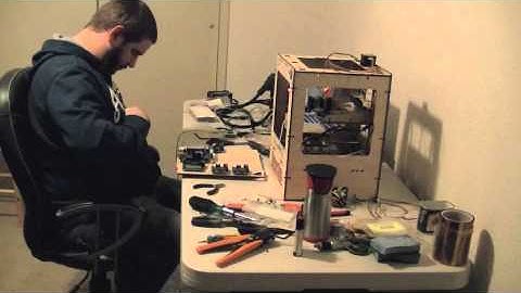 Timelapse: Makerbot Thing-O-Matic 3D Printer Assembly