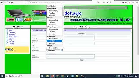Sistem Perpustakaan Sekolah MTS