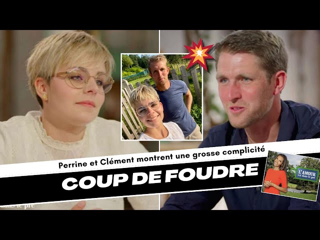Perrine et Clément de (L'amour est dans le pré) partagent un moment  complice - YouTube