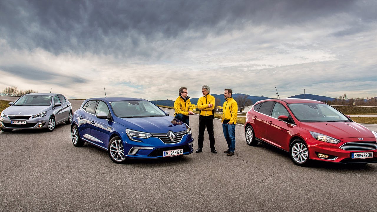 Ford Focus Peugeot 308 Renault Megane 3 Kompaktwagen Im Vergleich Youtube