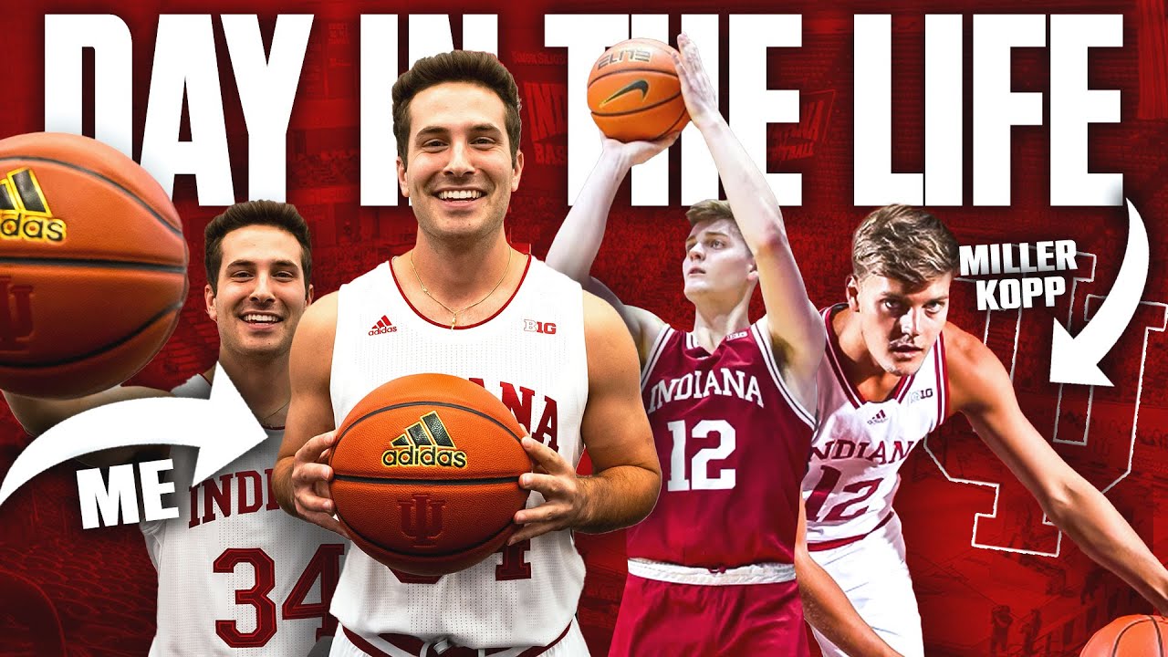 I WAS A DIVISION 1 BASKETBALL PLAYER FOR A DAY!! INDIANA (MILLER KOPP) YouTube