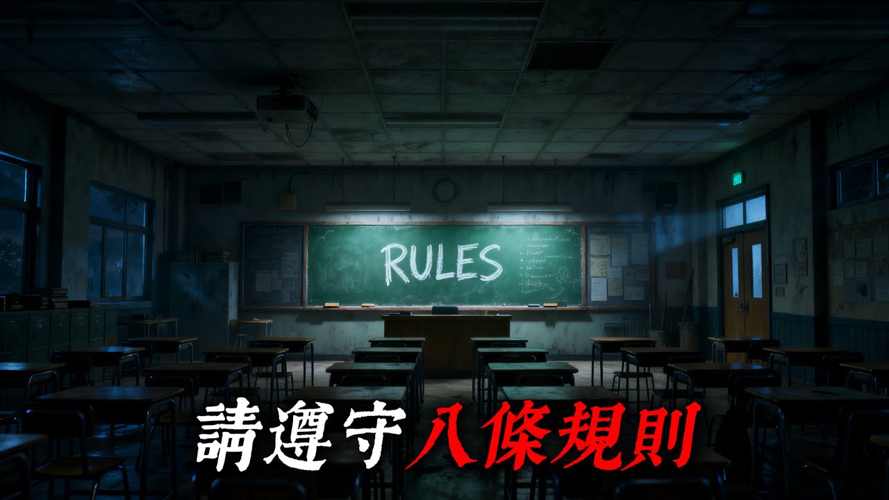我是一名老舊學校的教職員，這有些奇怪的規則必須遵守💡燈下怪談💡