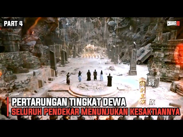 PERTARUNGAN TINGKAT DEWA DENGAN MENURUNKAN KEKUATAN TERBESAR | PART 4 - ALUR CERITA FILM class=