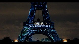 The Eiffel Tower Lights up for 100% Renewable Energy // 1 Heart 1 Tree