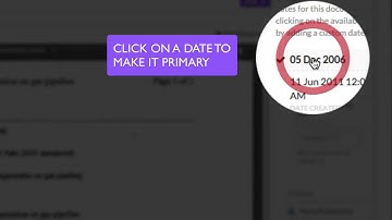 Goldfynch.com Demonstration of Automatic Date Extraction