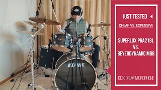 JUST TESTED Kick drum mics - CHEAP vs EXPENSIVE on TAMA Imperialstar 2024 Beyer Superlux #tamadrums