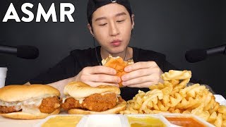 *ASMR* Chick-Fil-A Mukbang (No Talking) Eating Sounds | Zach Choi ASMR