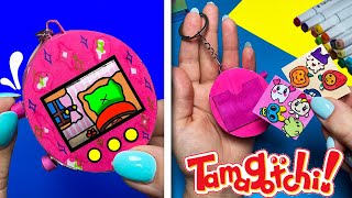 ТАМАГОЧИ из БУМАГИ Своими руками | DIY PAPER TAMAGOCHI