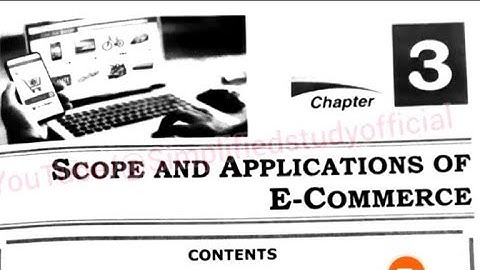 (Part-2) Scope and Applications Of E-commerce Bcom 2nd Semester Full explanation in hindi
