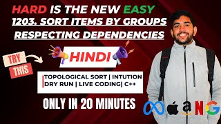 1203. Sort Items by Groups Respecting Dependencies | Leetcode Hard |  C++ | DSA buddy| Easy Solution