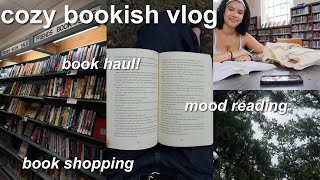 a cozy bookish vlog📚 book shopping, studying, mood reading & watching pride and prejudice