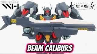 1\/144 Beam Caliburs Weapon Set Review | Gundam: The Witch from Mercury