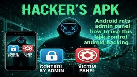 How to use android hacking rats for hacker apk#cybersecurity