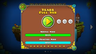 YEARS FULL VERSION [1080p60] || GEOMETRY DASH WORLD screenshot 3