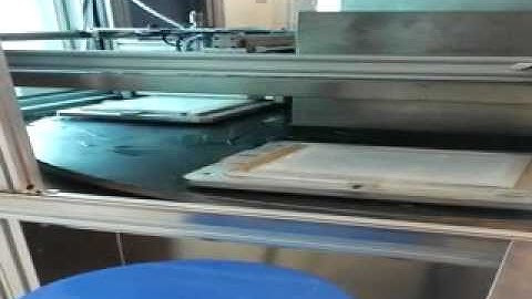 UV LED curing system for silk screen printing machine