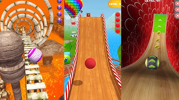 Going Balls VS Rollance Adventure Balls, Fast Ball Jump SpeedRun Gameplay