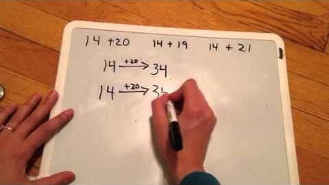 Addition with some ones and tens-arrow way