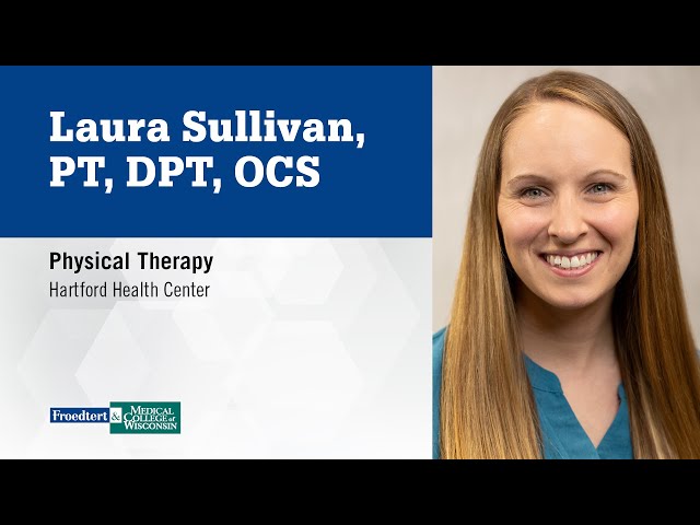 Watch Laura Sullivan, physical therapist on YouTube.