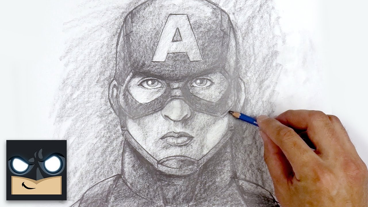 How To Draw Captain America  Sketch Saturday  YouTube