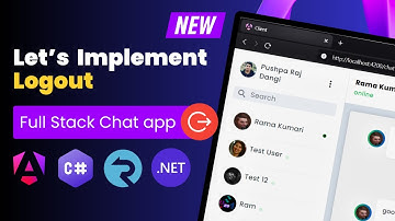 Implement Secure Logout in a Full-Stack Chat App | Angular 19 & .NET 9