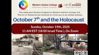 October 7th and the Holocaust: Darmon Malka, Mashiac/ Davidovitch, Lev Topor, Andreas Büttner
