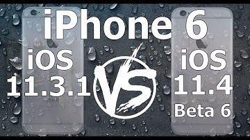 iPhone 6 : iOS 11.4 Beta 6 vs iOS 11.3.1 Speed Test Build 15F5079a
