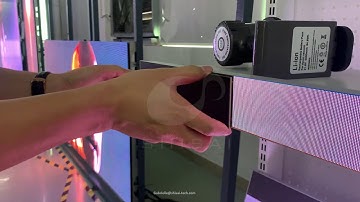 Front maintenance demo video of LED shelf-SHISAI