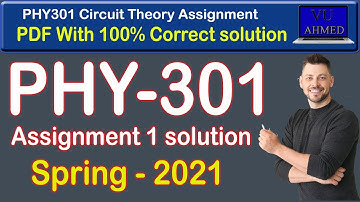 phy301 assignment 1 | phy301 assignment 1 solution 2021 | phy301 assignment 1 2021