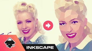 Inkscape Tutorial: Low Poly Portrait