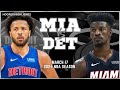 Miami heat vs detroit pistons full game highlights  mar 17  2024 nba season