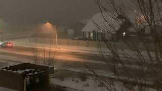 Happening Now…snowing in Casper, Wy
