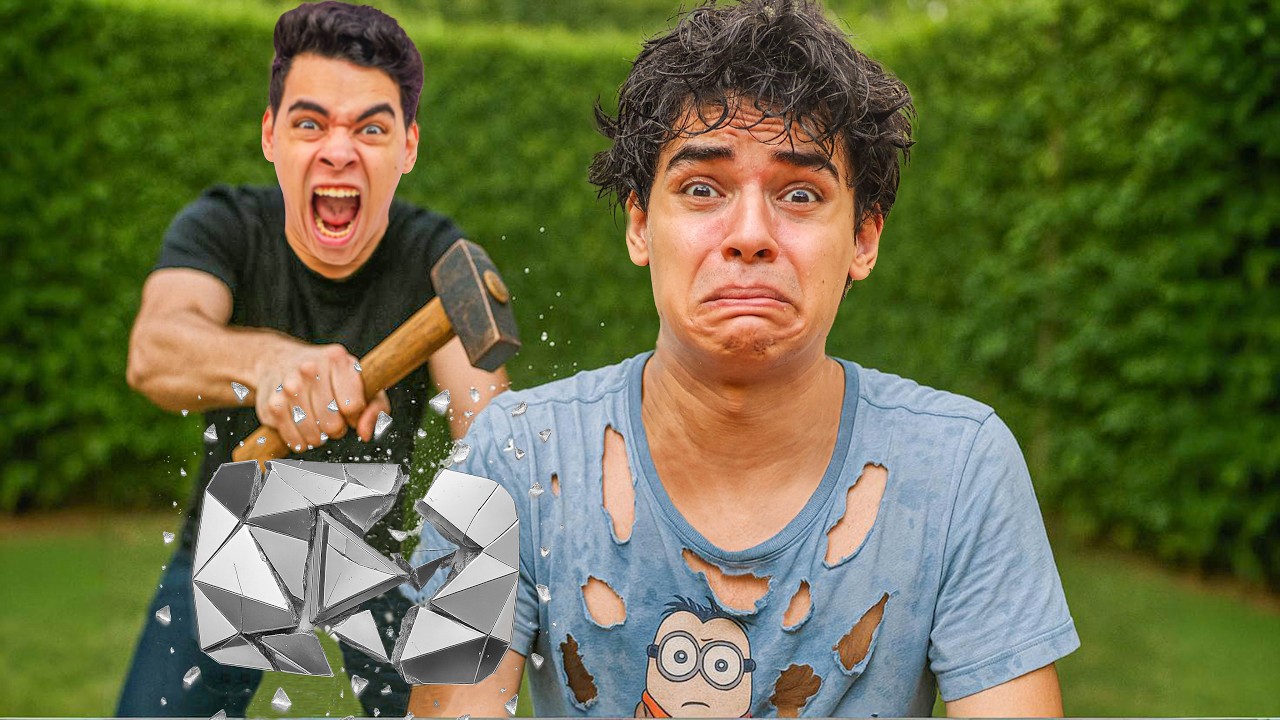 احتفلنا ب ١٠ مليون متابع ♥️ اخويا كسر الدرع الماسي 😱 راح فيها 💔