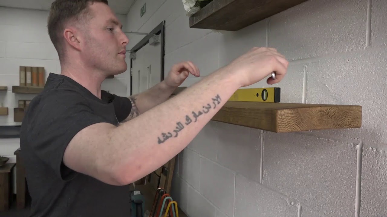 How To Install Our Floating Shelves YouTube