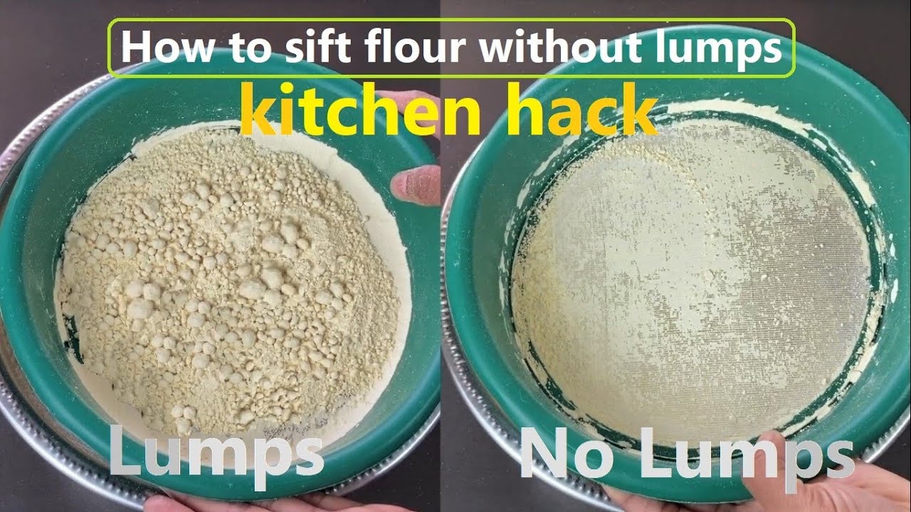 How to Sift Flour