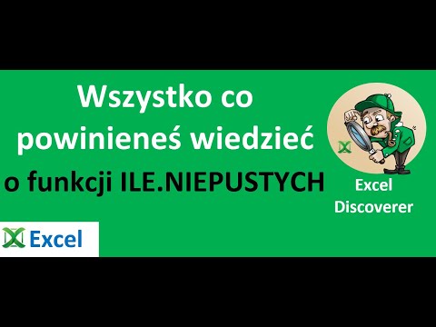 Excel - Funkcja ILE.NIEPUSTYCH wszystko co powinieneś wiedzieć - porada 392