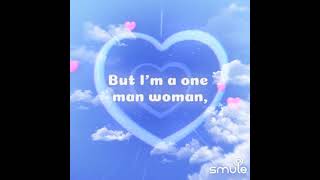 .ONE MAN WOMAN