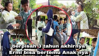 Tiga tahun terpisah sekarang Ermi bertemu kembali dengan anaknya #yayasan #pantiodgj #sosialodgj 