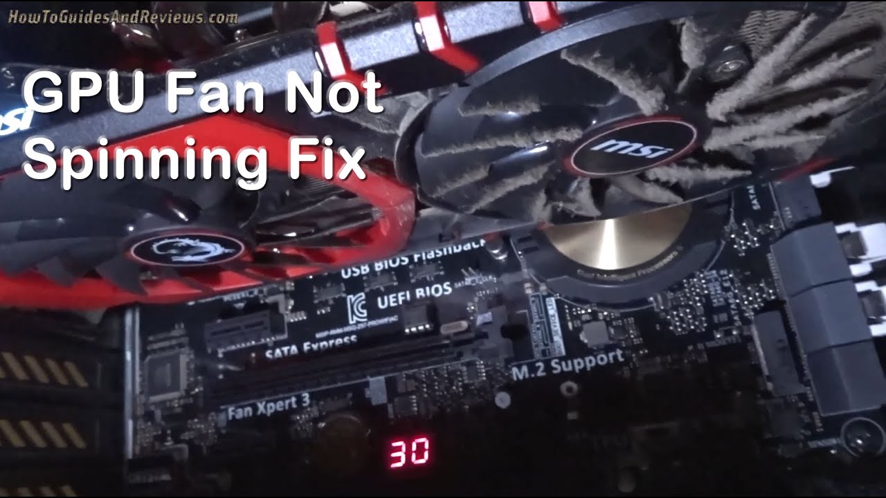 Tilfældig Hensigt Tarif Computer GPU Fans Not Spinning Quick FIX - Sticky Fans Solution - YouTube