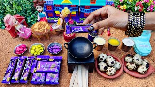 Miniature Dairy milk Chocolate Cake | dairy milk chocolate cake | Mini cooking |Dairy Milk Chocolate