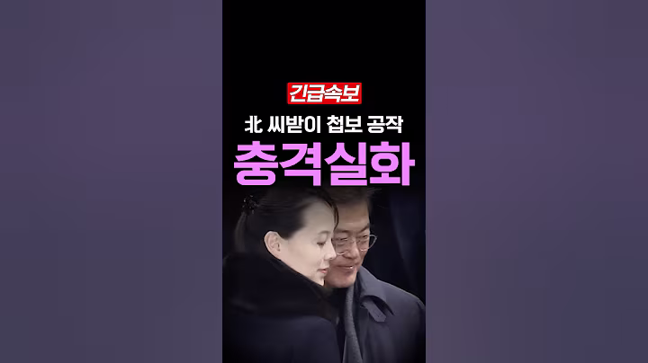 [속보] 북한 공작원 충격실화