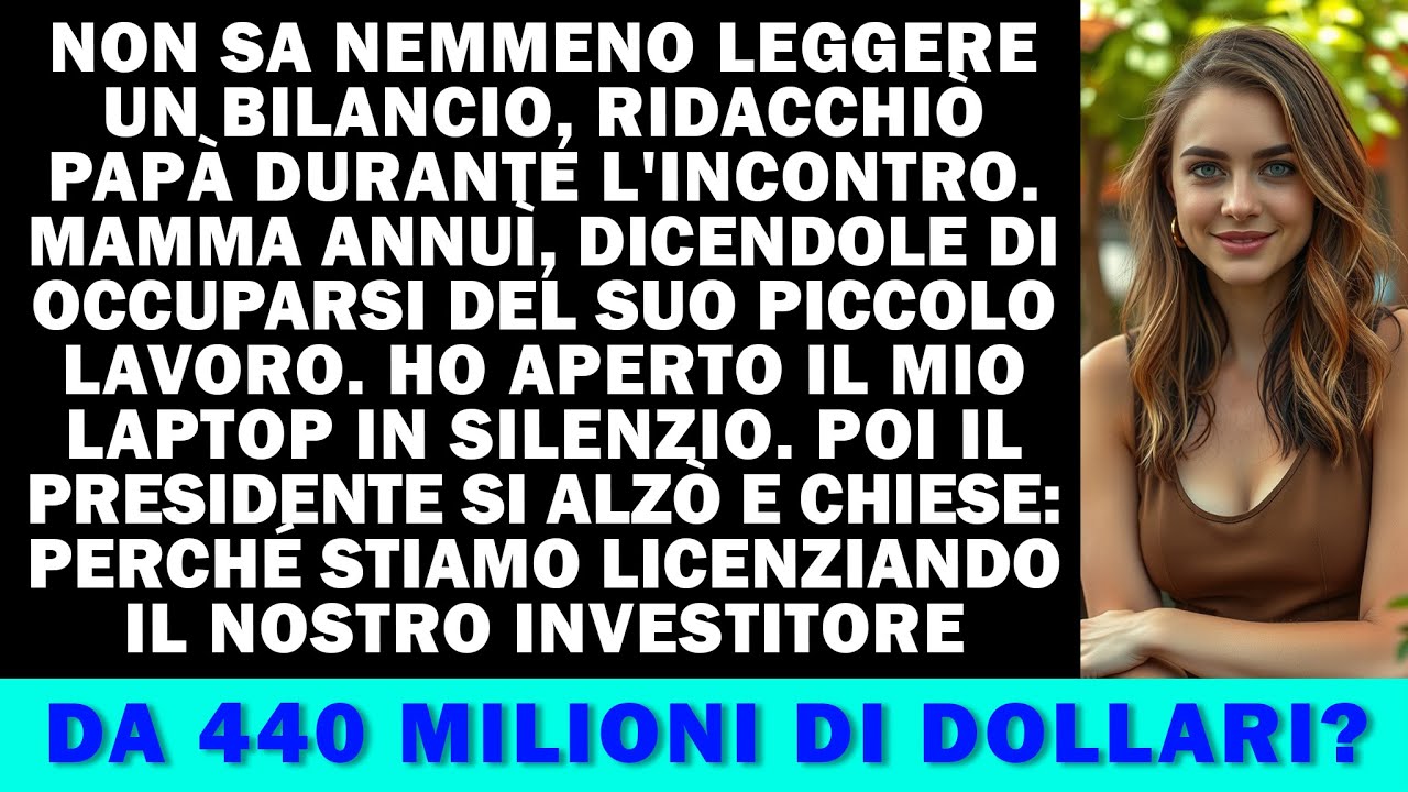 I genitori dissero: 'Non capirai mai il business' — poi incontrarono il più grande investitore