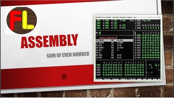 sum of even number in Assembly||Assembly Language