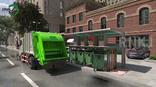 RNKJ Underground Hidden Stainless Steel Underground Garbage Collection System