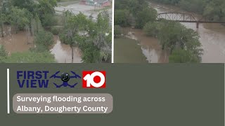 First View 10: Recent flooding across Albany, Dougherty Co.