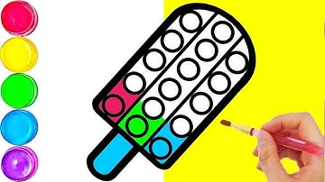 How To Draw An Ice Cream Tower (Folding Surprise)