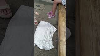 Woman Candid Crush In Bus Stop 8 Preview