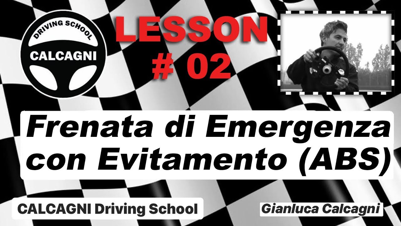 02 FRENATA Di EMERGENZA Con Evitamento A Lezioni Di Guida Con 