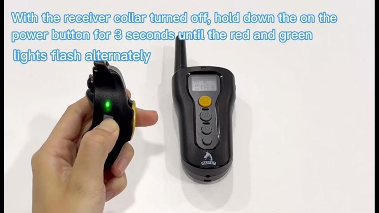 How to Pair PATPET P 330 Vibrating Dog Collar with Remote YouTube